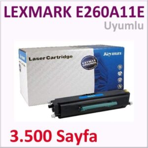 KEYMAX 350410-031004   LEXMARK E260A11E 3.500 SAYFA SİYAH
