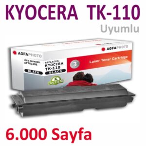 AGFAPHOTO APTK110E (350758-011034) KYOCERA TK-110  6.000 Sayfa  Siyah